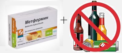 таблетки метформин и алкоголь