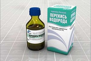 Как лечить трещины на пятках перекисью водорода?