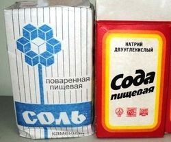 как полоскать горло содой