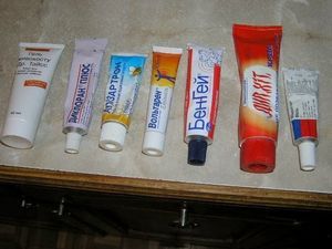 Использование мазей для лечения суставов