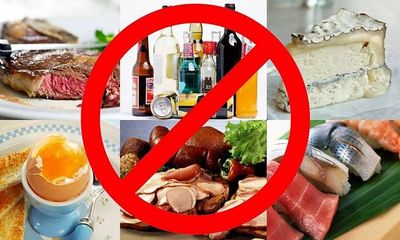Запрещенный список продуктов при раке желудка