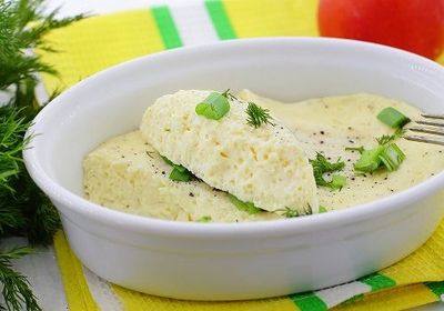 Паровой белковый омлет